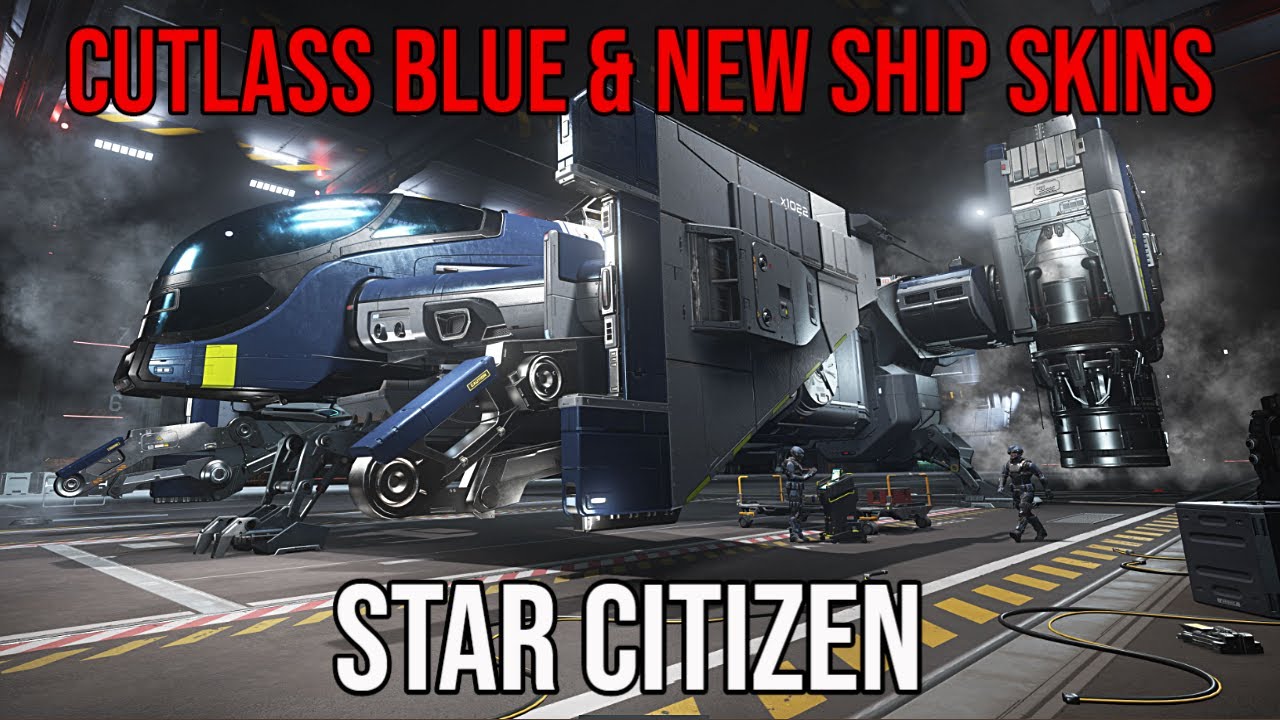 Star Citizen Alpha 3.9.1 | Cutlass Blue & New Ship Skins