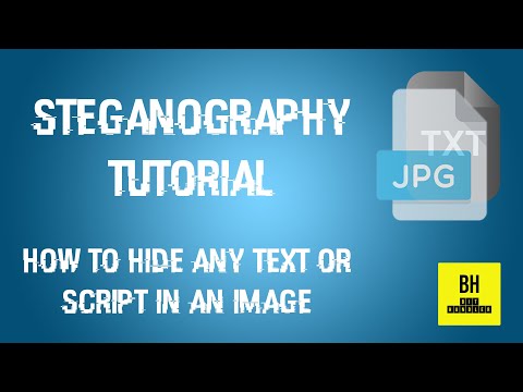 HOW TO HIDE ANY TEXT IN AN IMAGE | WHAT IS STEGANOGRAPHY | BIT HANDLER