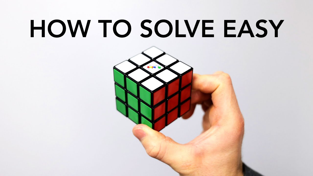 Easy Step-by-Step Guide to Solving a Rubik's Cube 🧩