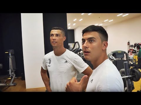 Ronaldo's Crossbar Challenge with Dybala & Cuadrado ⚽