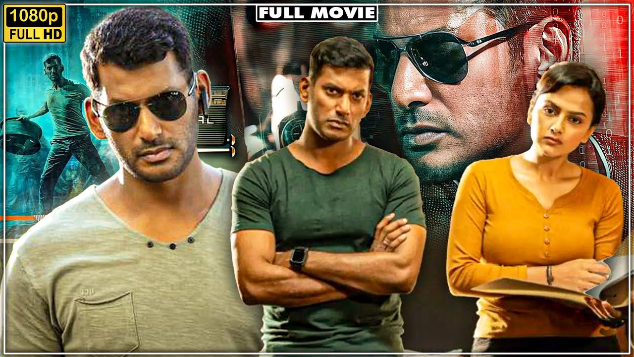 Tamil Action Thriller: Vishal, Shraddha Srinath & Regina Cassandra in Full HD | Exciting Crime Drama