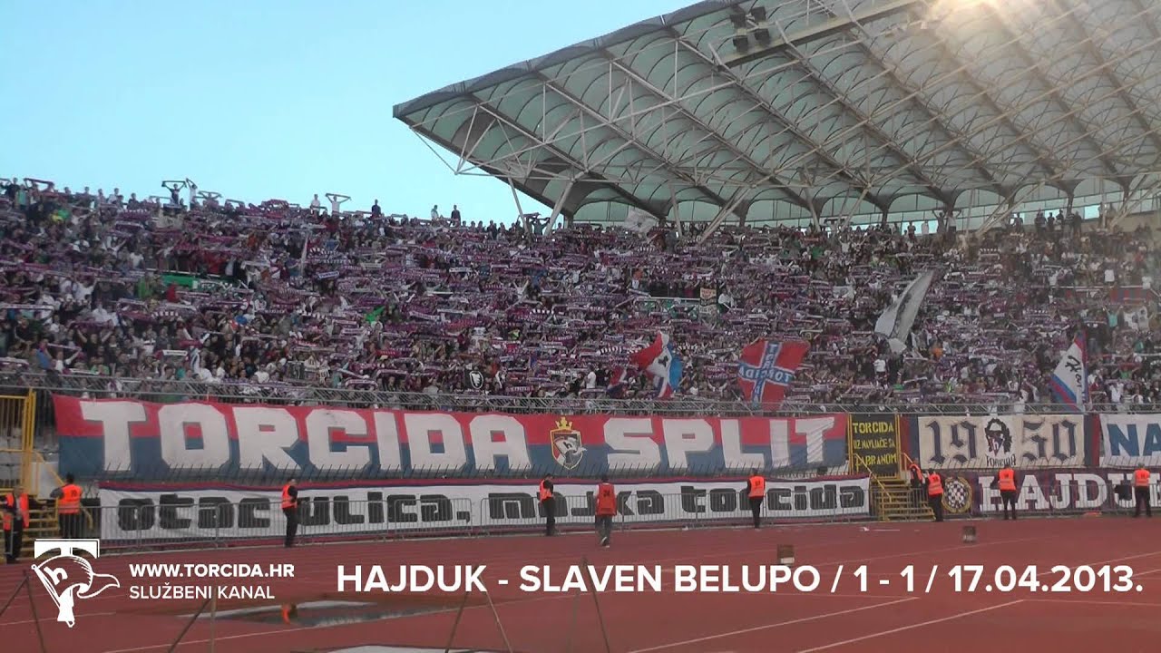 Hajduk Split and Slaven Belupo Draw 1:1 in Cup Semi-Final First Leg ⚽