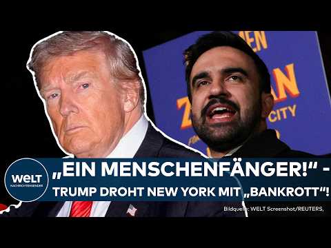 USA: Wahl in New York – Mamdani kritisiert Trump als zu gefährlich, US-Präsident droht mit Maßnahmen