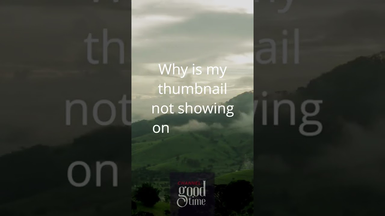 Fix Thumbnail Not Showing on YouTube Shorts 📸