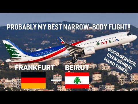 AIRLINE PUSHING THROUGH DIFFICULT TIMES | MEA (Middle East Airlines) | A321neo | Frankfurt - Beirut