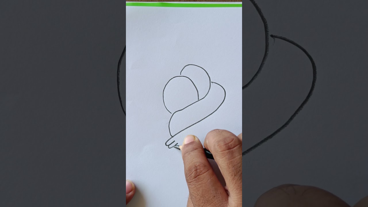 Easy Pencil Drawing of a Romantic Couple Hug ✏️