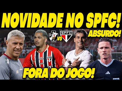 NINGUÉM ESPERAVA! DESFALQUE DE ÚLTIMA HORA NO SÃO PAULO! oque aconteceu?