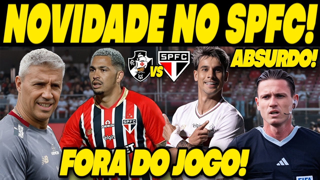 Última Hora: Surpreendente Desfalque no São Paulo! ⚽️