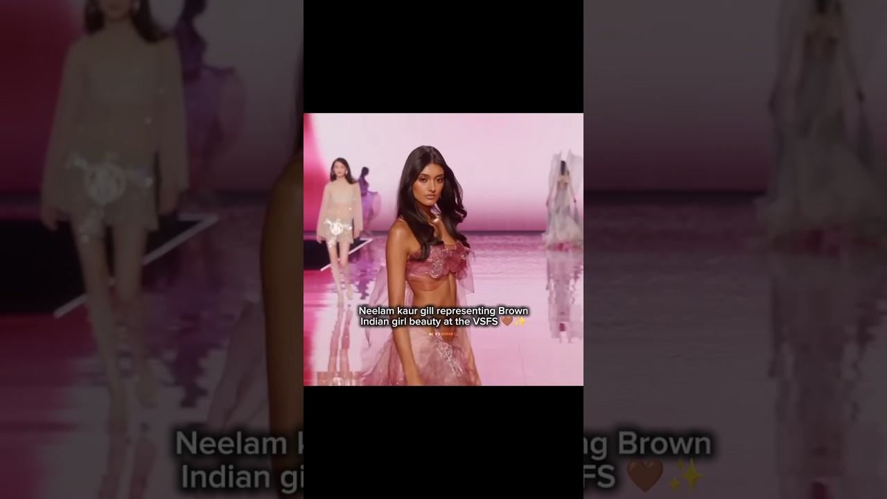 Indian Model Shines Bright at Victoria's Secret Fashion Show ✨🇮🇳