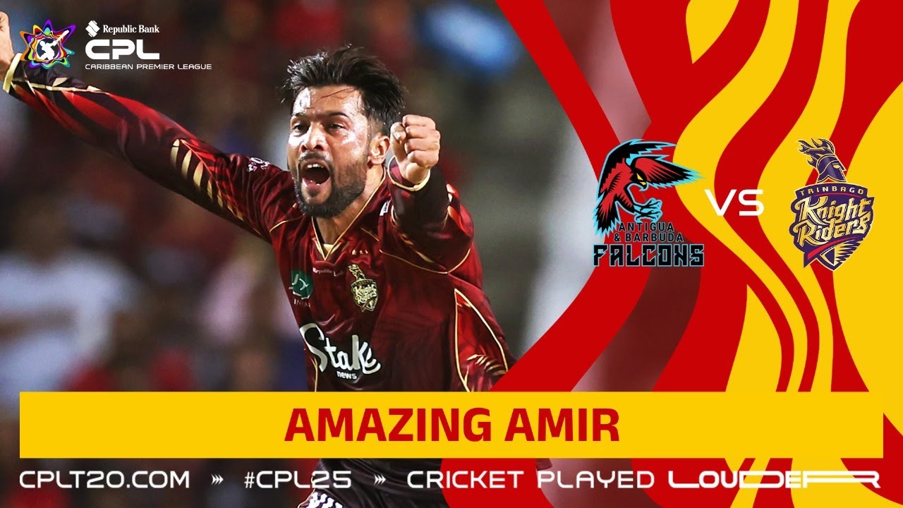 Amir's Brilliant Bowling vs Antigua | CPL 2025