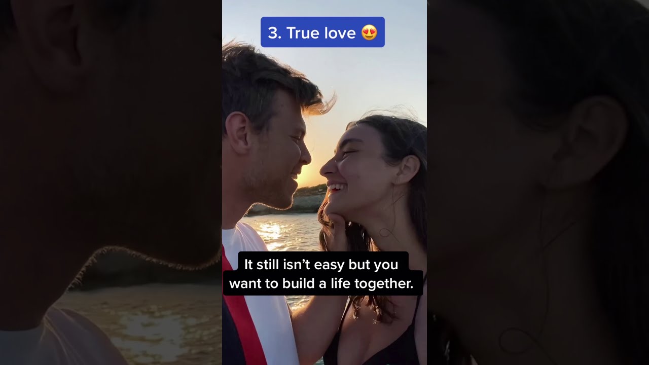 you fall in love three times in your life - only one is true love (according to science) #Shorts