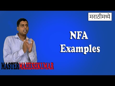 NFA Example in MARATHI | TOC | Theory of Computation | Finite Automata | Part-3