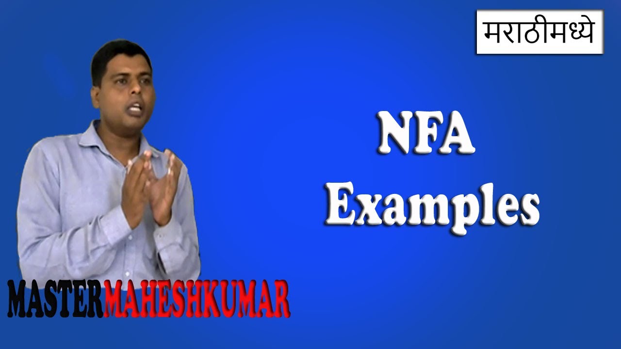NFA Example in Marathi | Finite Automata Theory | Part 3 š