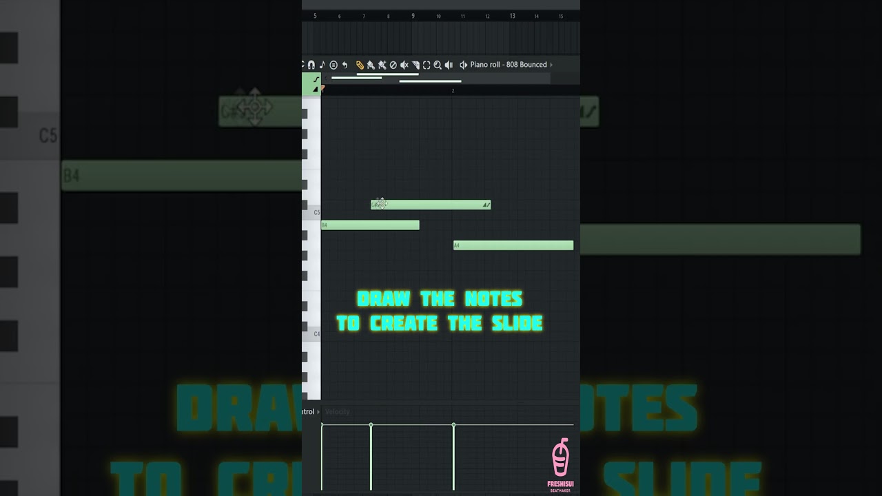 Easy Slide Bass in FL Studio 🎶 (Under 10 Secs)