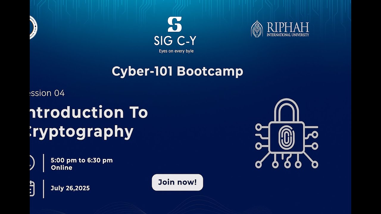 Cybersecurity 101 Bootcamp: Mastering Cryptography Basics 🔐