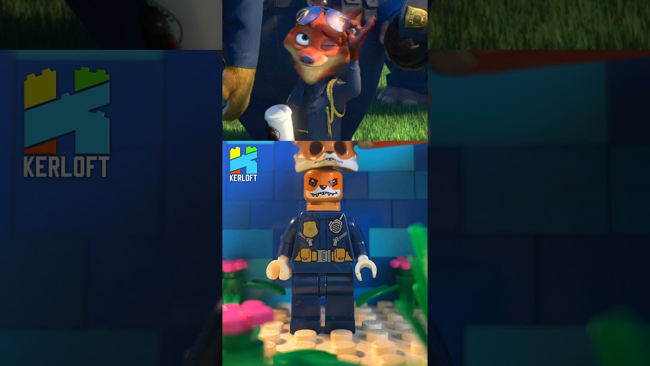 Build Zootopia Police LEGO Figures 🏙️