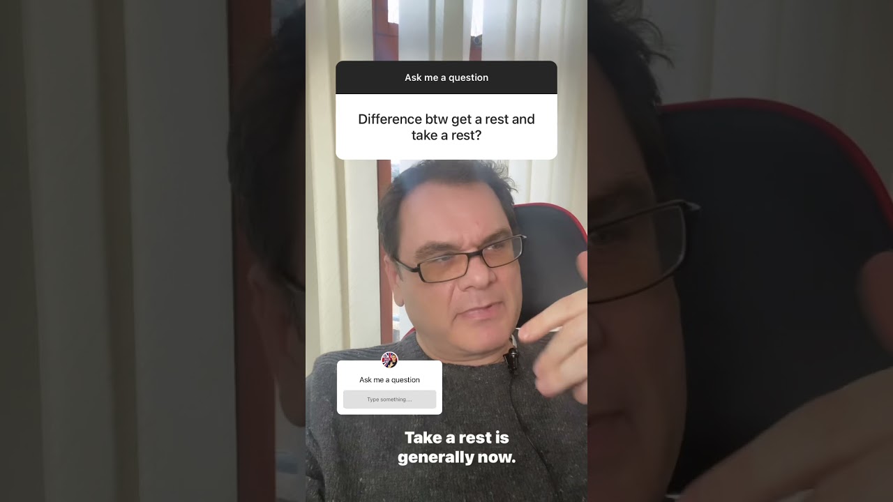 GET A REST vs. TAKE A REST: Clear Explanation with Ajarn Ken 📝