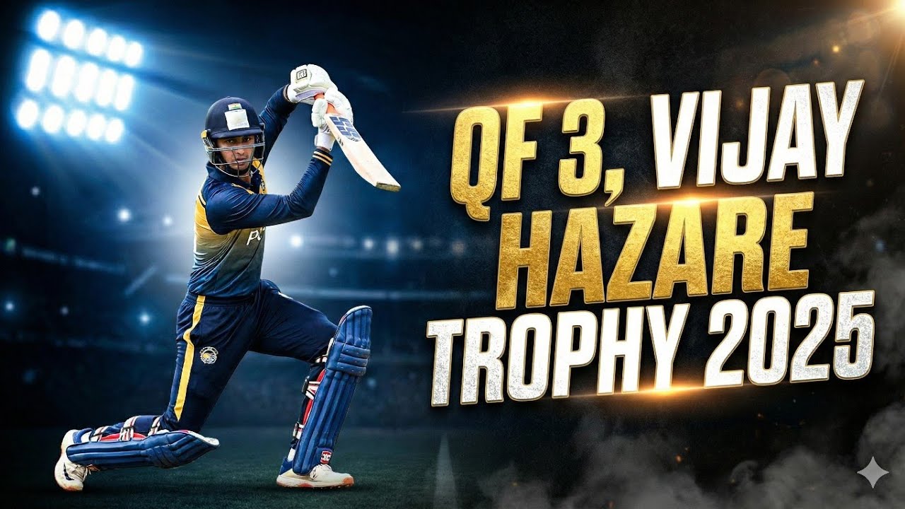 Vijay Hazare Trophy 2025 || QF3 || Maharashtra vs Punjab || Match Highlights