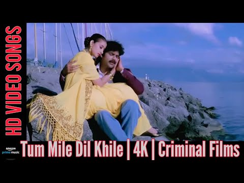 Tum Mile Dil Khile HD Video Song | Criminal Songs | Akkineni Nagarjuna, Manisha Koirala | Kumar Sanu
