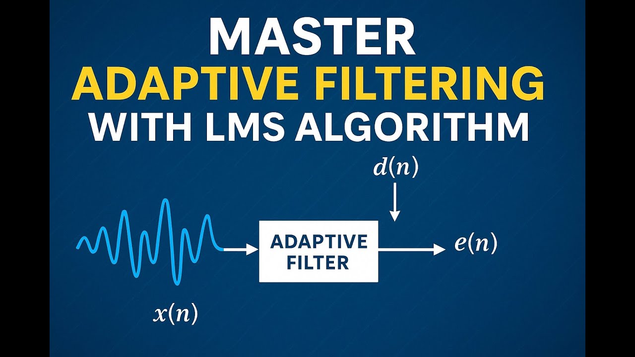 Adaptive LMS Filter in Signal Processing 📡