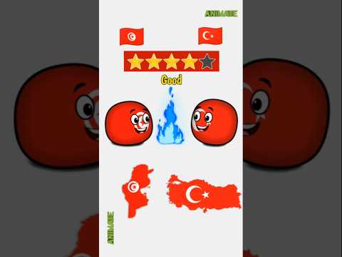 Tunisia relations with other countries 🇹🇳 #countryballs #edit