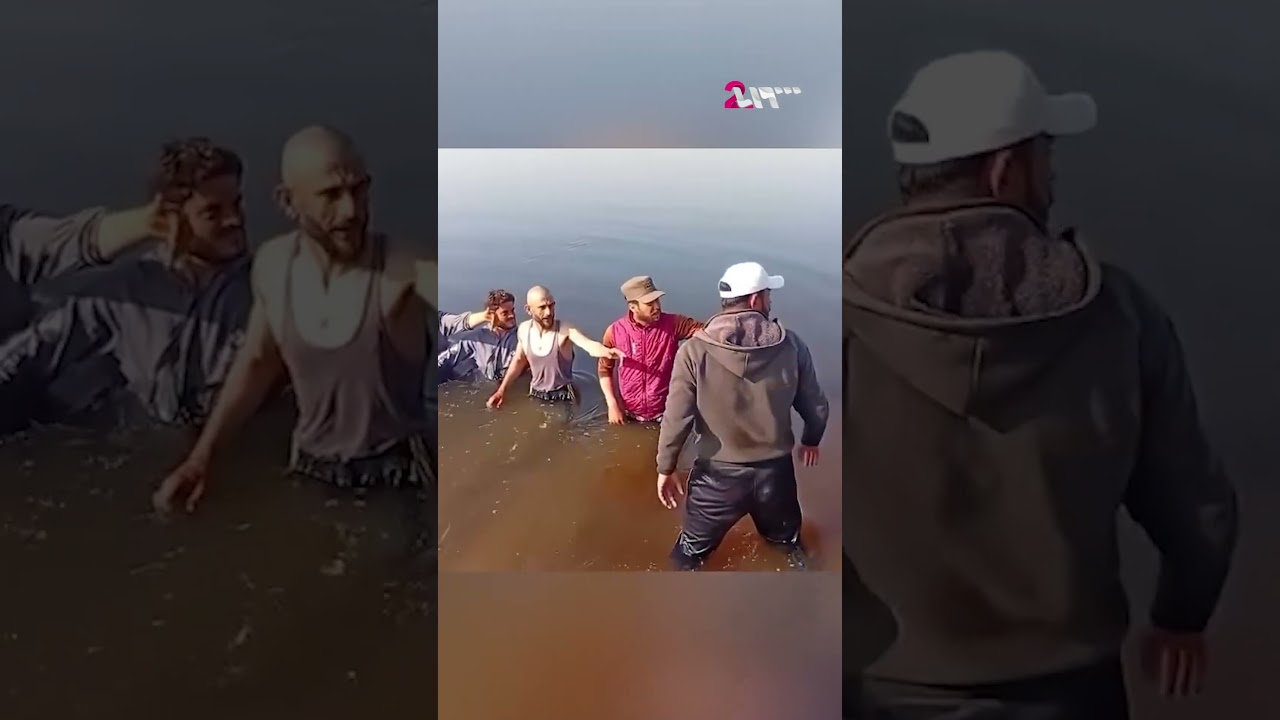 أهالي إدلب يبنون سدًا بشريًا لمعاينة الأضرار 🚧