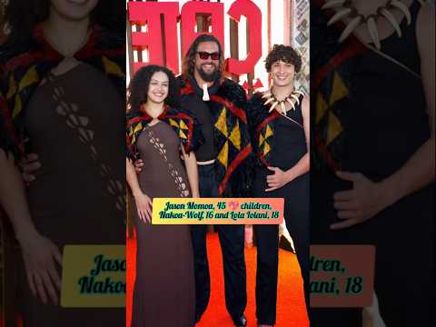 Beautiful pictures of Jason Momoa with his sons, time flies #celebrity #family