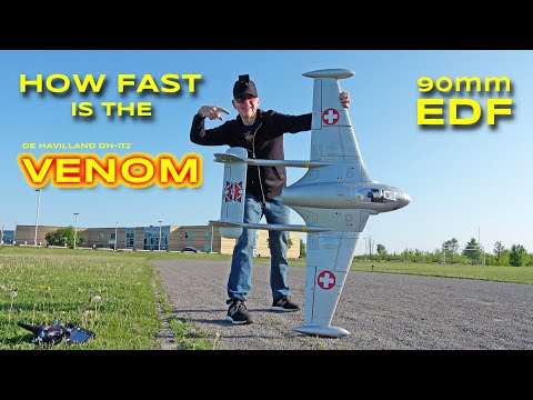 HOW FAST is the VAMPIRE VENOM 90mm EDF Jet?