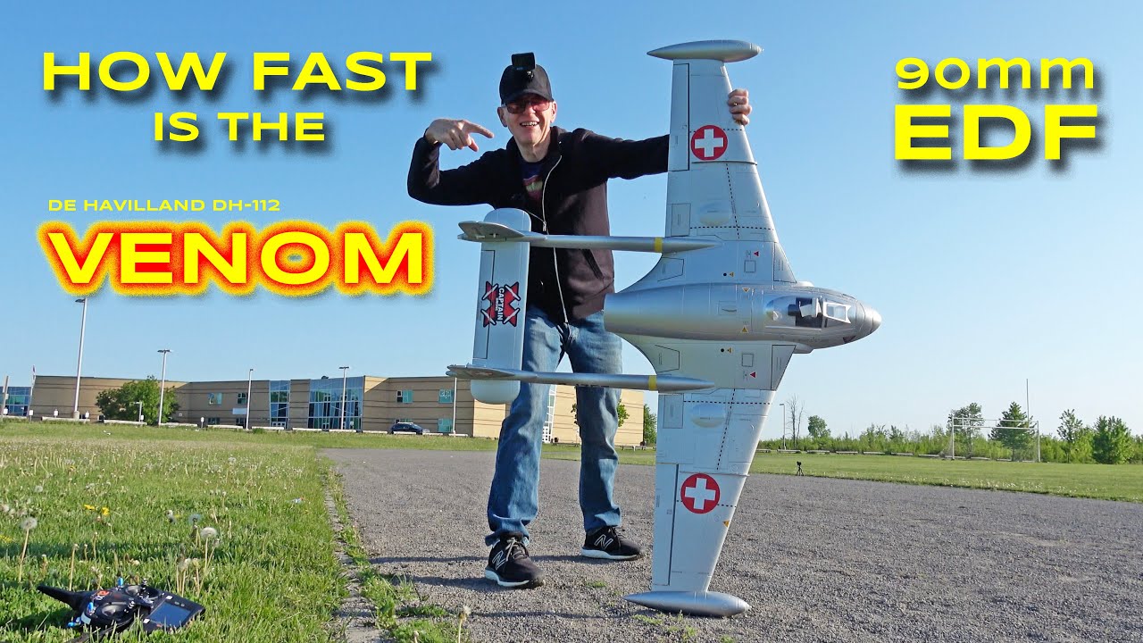 Vampire Venom 90mm EDF Jet Speed Test ✈️