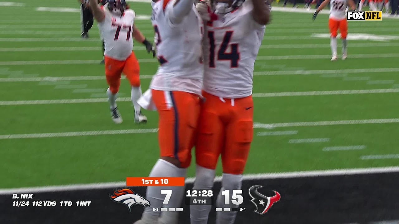 Watch the Top Plays of the Broncos vs. Texans | Week 9 Highlights 🏈