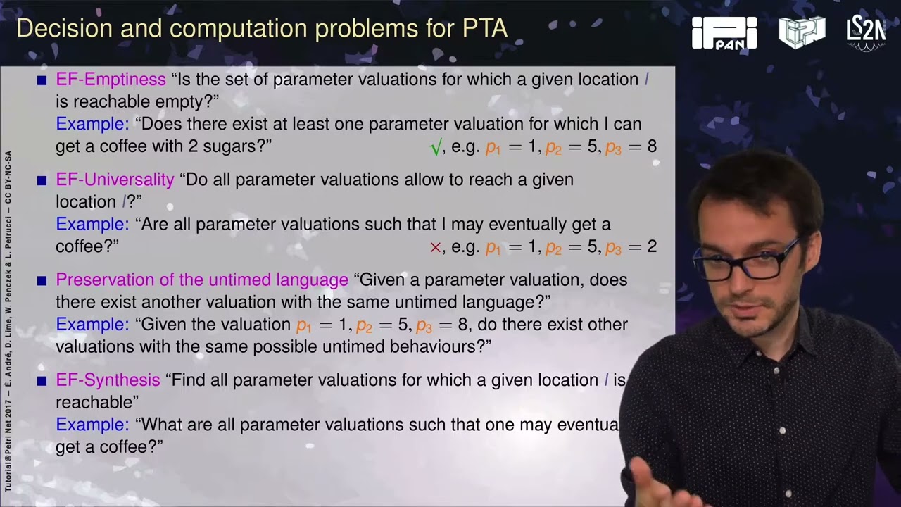 Parametric Verification Session 1: Decidability Results for Parametric Timed Automata 🔍