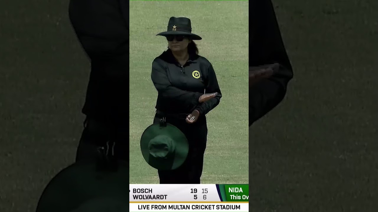 Anneke Bosch Dominates Nida Dar with 4 Wickets in Pakistan vs South Africa Match π