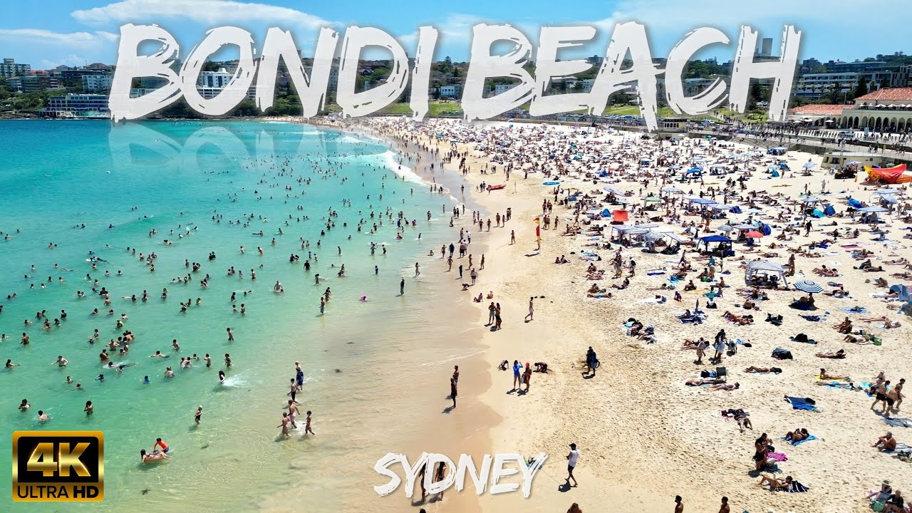 Stunning 4K Drone Footage of Bondi Beach, Sydney 🇦🇺