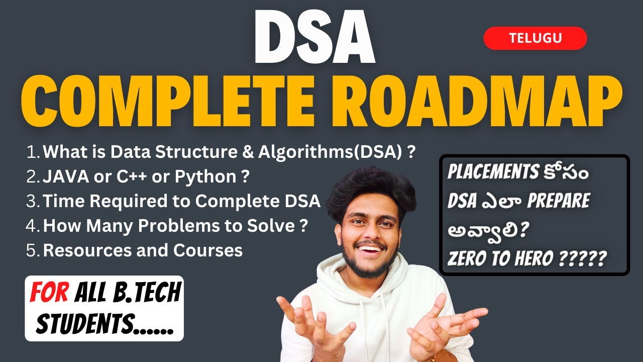Ultimate Roadmap to Master Data Structures & Algorithms in Telugu | DSA Honest Review 🚀