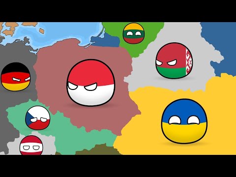 История Польши - Countryballs