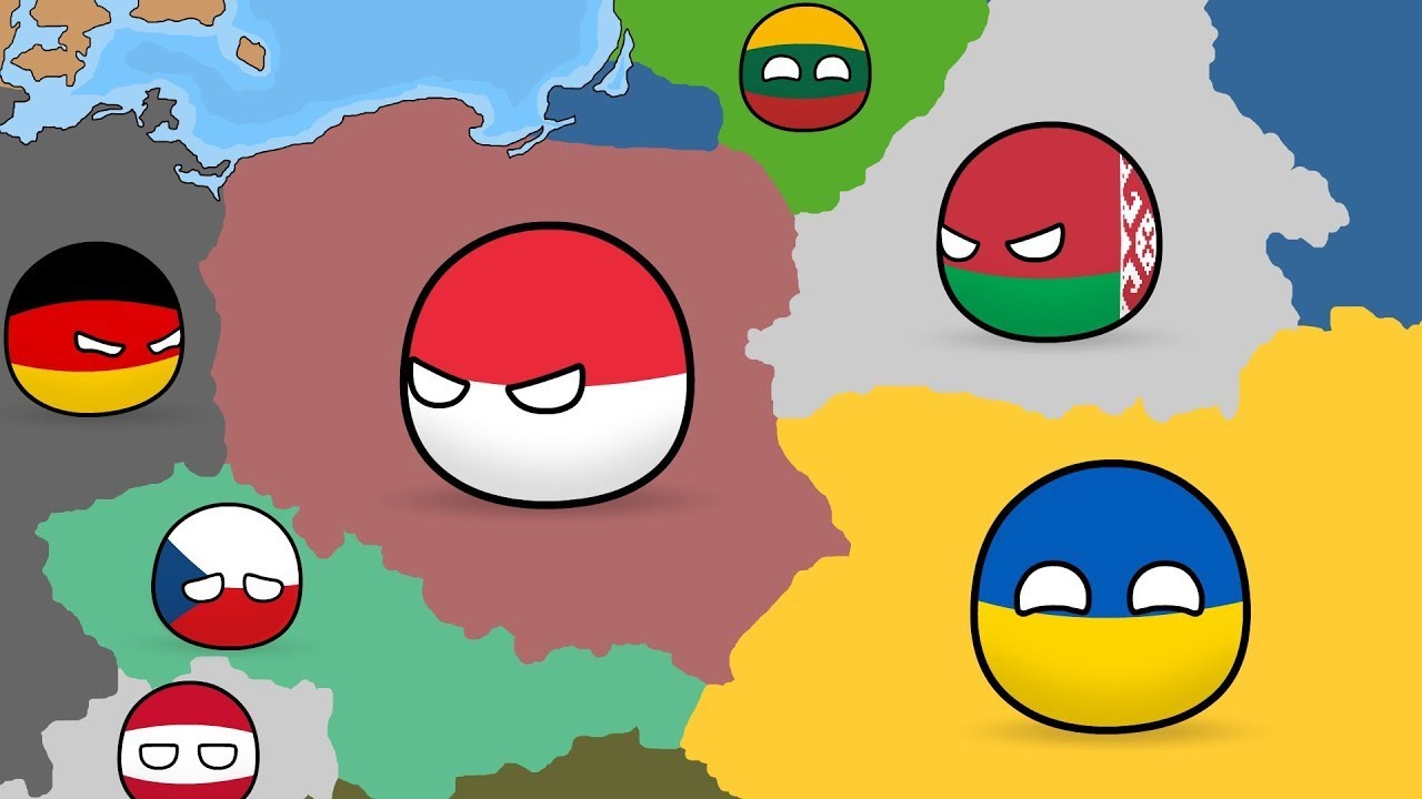 История Польши в Countryballs 🇵🇱 — Взлеты и Падения Великой страны