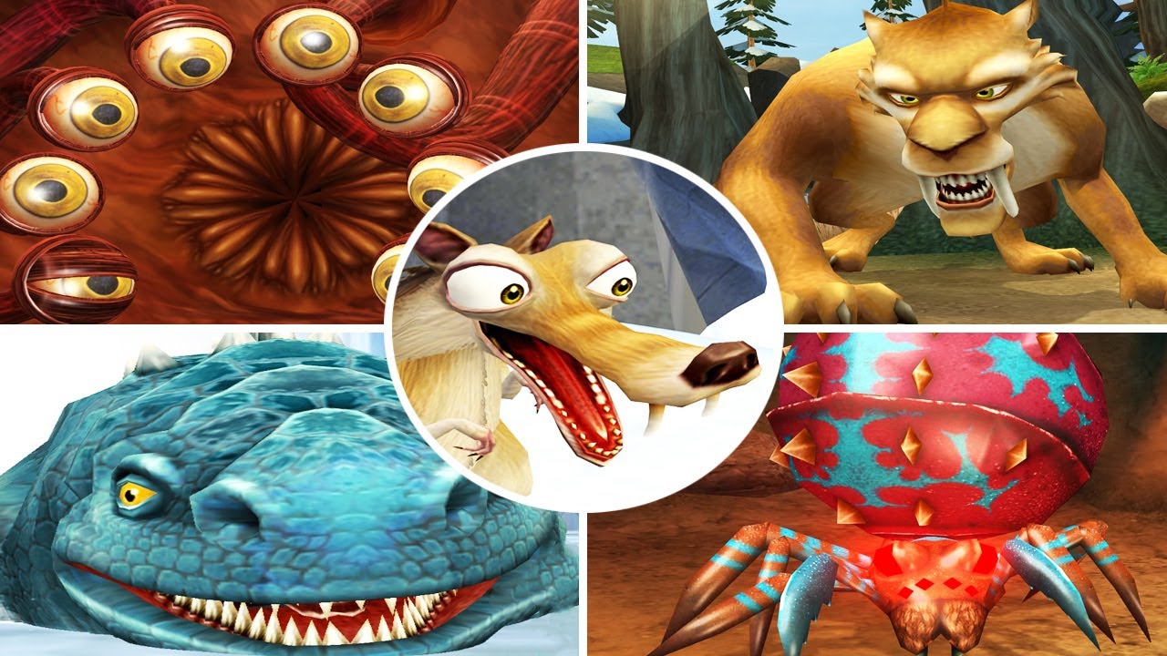Ice Age 2: The Meltdown Boss Fights & Ending