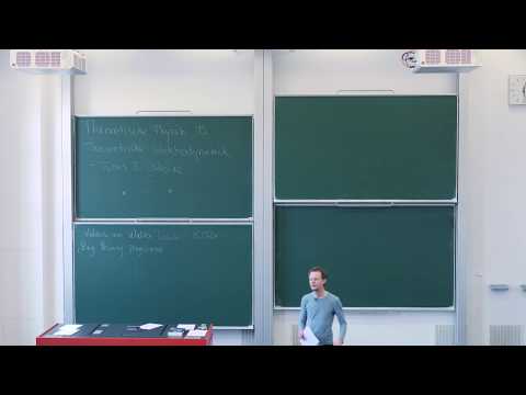 Theoretische Elektrodynamik, Vorlesung 1