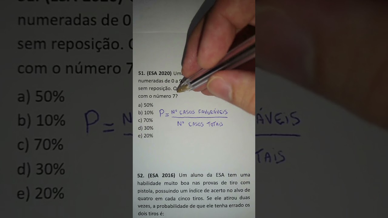 Questão de Probabilidade da ESA: Desafie seus conhecimentos! 🚀