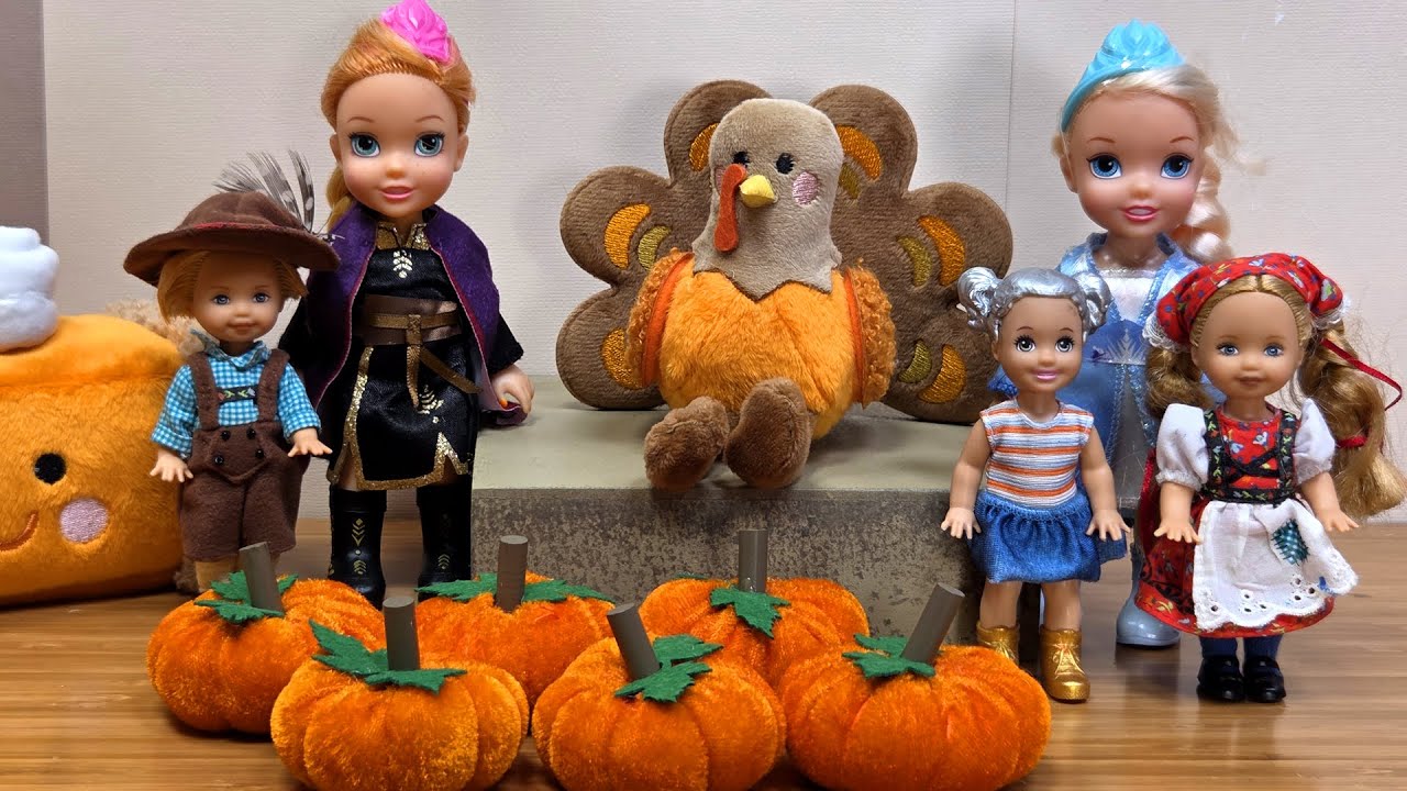 Happy Thanksgiving 2025! Elsa & Anna Toddler Fun 🎉