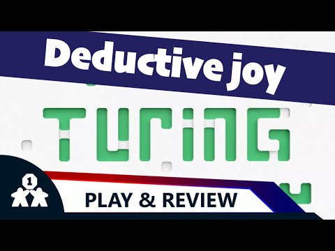 Deductive joy | Turing Machine solo playthrough and review | With Mike