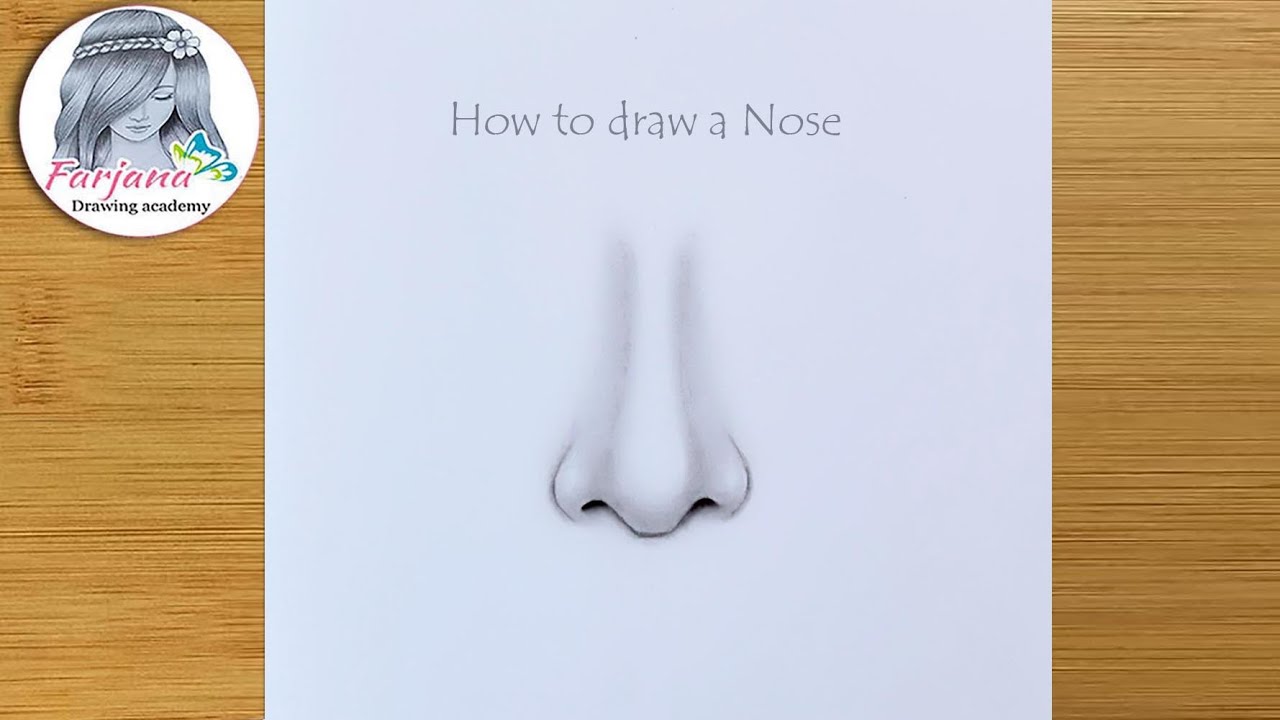 Draw a Nose Step-by-Step 🎨