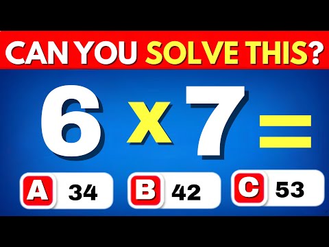 Can You Pass This Maths Quiz? 💡✖️➗🤔 Ultimate Math Quiz Challenge