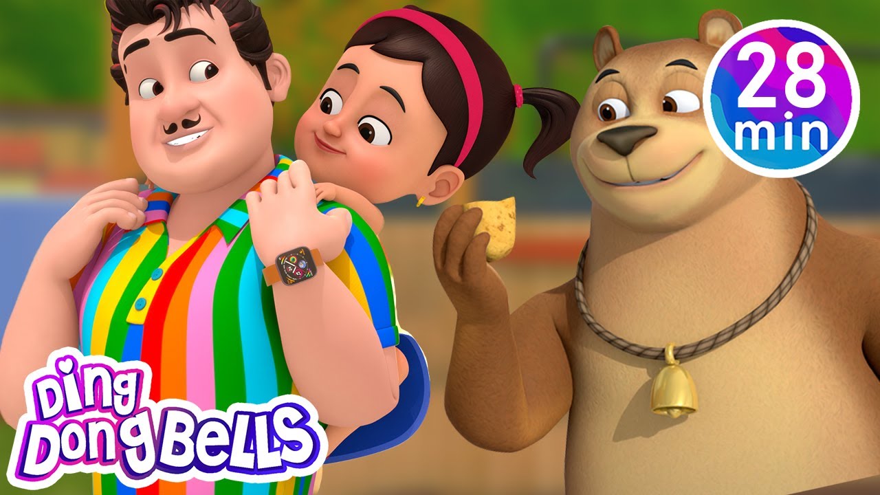 Re Mama Re Mama Re & 9 More Hindi Nursery Rhymes 🎶