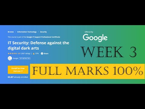 Coursera IT Security (Defense against the digital dark arts) || Solutions || Week 3