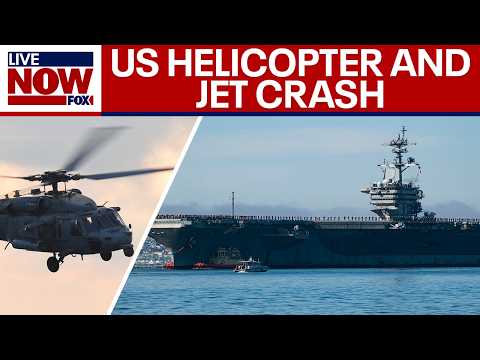 U.S. Navy helicopter and fighter jet crash in South China Sea