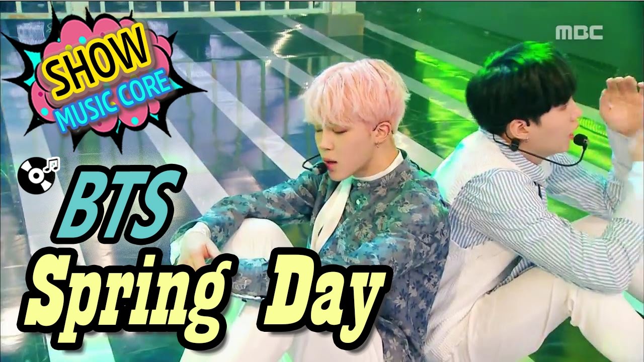 [Comeback Stage] BTS - Spring Day, 방탄소년단 - 봄날 Show Music core 20170225