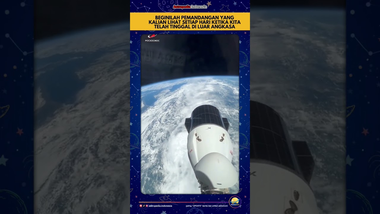 Menakjubkan! Pemandangan Bumi dari Luar Angkasa π