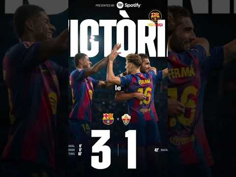 FC Barcelone 3-1 Elche #lamineyamal #barcelonafootball #football #rashford