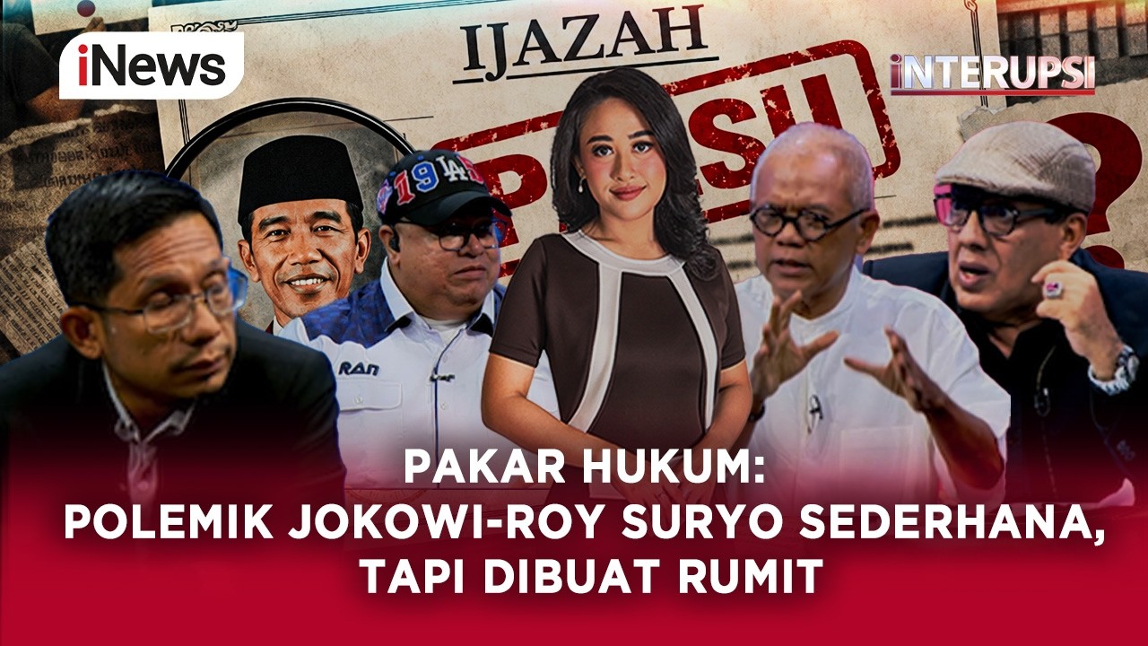Hukum: Kasus Jokowi vs Roy Suryo Sederhana, Orangnya Rumit βοΈ